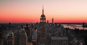 Photo of New York skyline by Timo Wagner